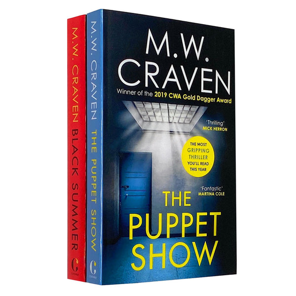 Washington Poe Series 2 Books Collection Set By M. W. Craven (Black Summer, The Puppet Show)