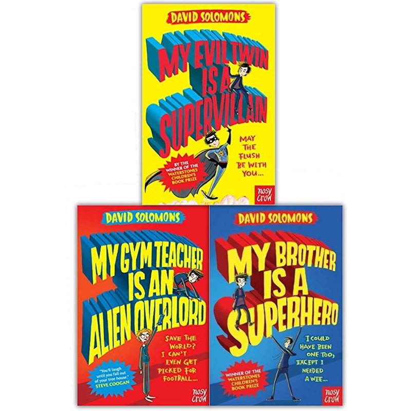 My Brother Is A Superhero Series Collection 3 Book Set By David Solomons