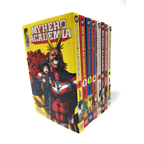 My Hero Academia Series(Vol 1-8) Collection 8 Books Set By Kohei Horikoshi