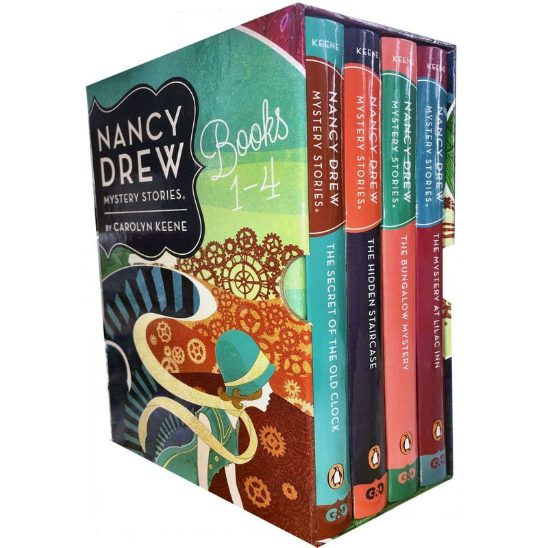 Nancy Drew Stories Collection 4 Books Box Set Pack The Secret of the Old Clock