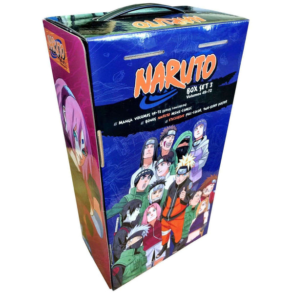 Naruto Box Set 3: Volumes 49-72 Children Graphical Books Box Set Collection