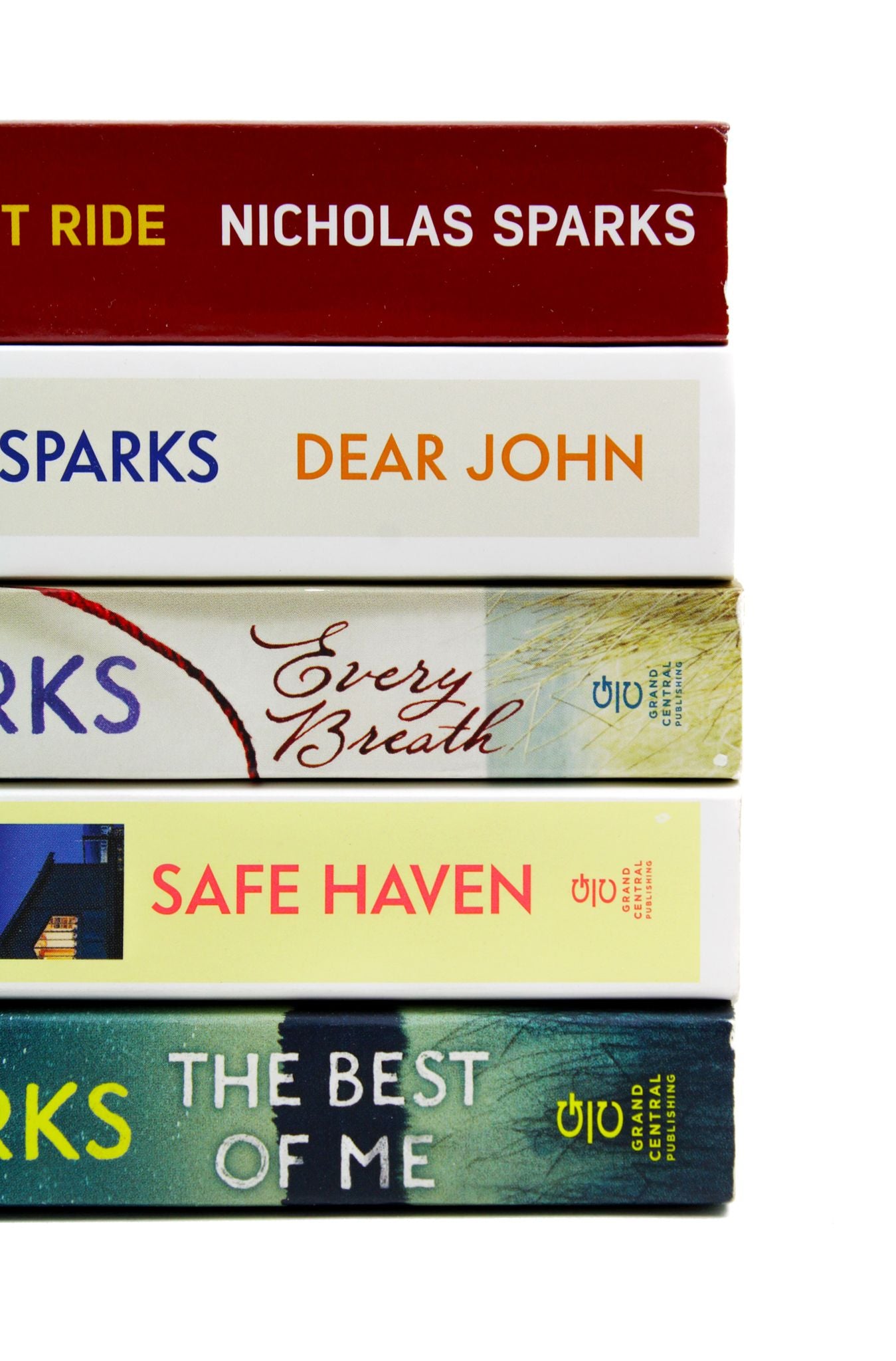 Nicholas Sparks 5 book set 3 ( The Longest Ride, Every Breath