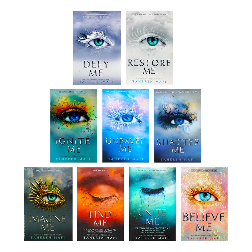 Shatter Me Series– 9 Book Collection Set by Tahereh Mafi | Bestselling YA Dystopian Fiction, Adventure & Romance(Shatter Me, Ignite Me & More)