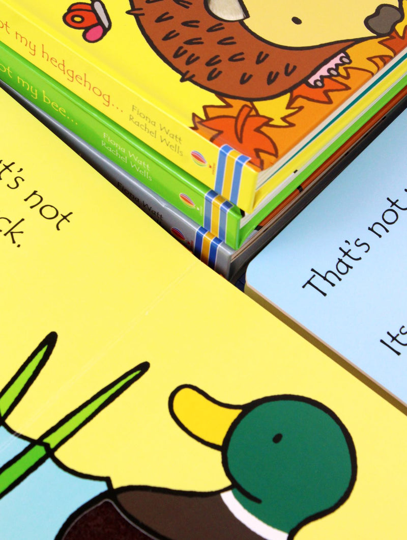 That’s Not My Wildlife 5-Book Board Book Set by Fiona Watt |Duck, Fox, Hedgehog, Squirrel & Bee |Fun, Interactive Early Learning for Babies & Toddlers