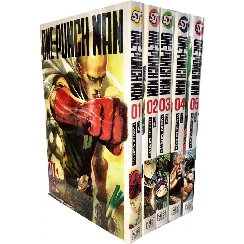One Punch Man Volume 1-5 Collection 5 Books Set (Series 1) Children Manga Books