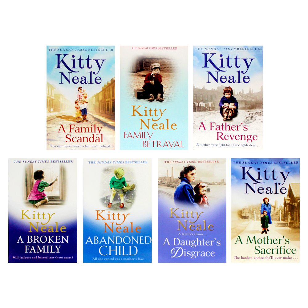 Kitty Neale 7 Book Collection| Emotional Family Drama & Fiction | Broken Families, Love, Sacrifice, Adversity & Redemption| Must-Read Novels