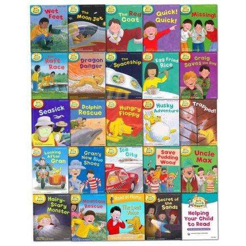 Oxford Reading Tree Read With Biff and Chip Kipper Collection 25 Books Set Level 4-6