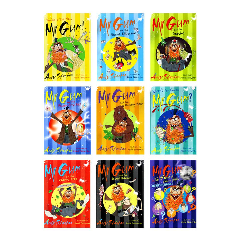 Mr Gum Humour Collection 9 Books Set by Andy Stanton: Funny Stories, Children's Humor, Mr Gum Series, Best Kids' Books