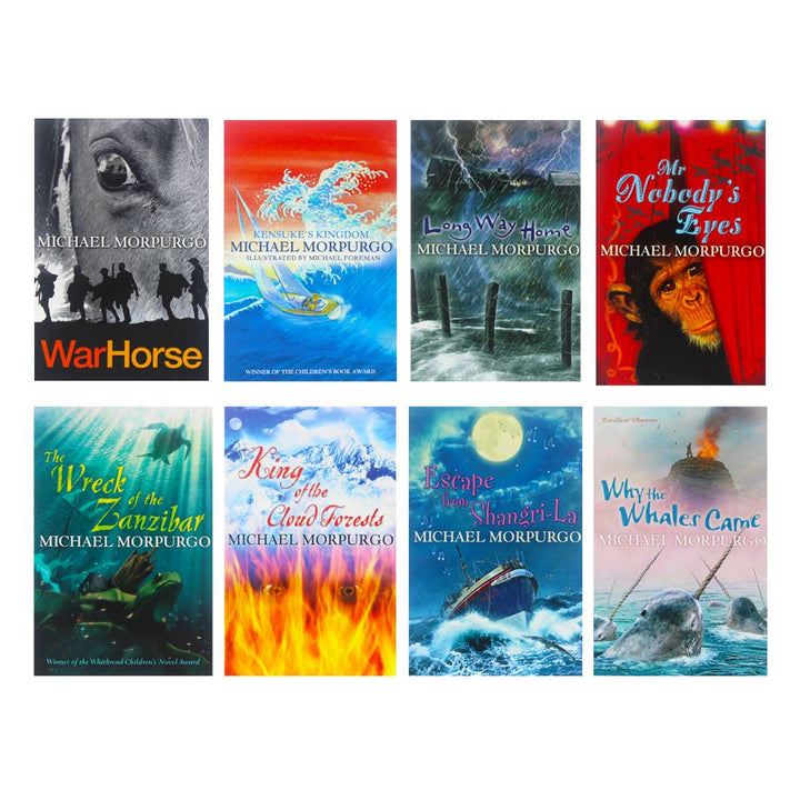 Michael Morpurgo Collection 8 Books Set Boxed – Classic Stories for Kids Aged 12+ | Includes War Horse, Kensuke’s Kingdom, Why the Whales Came & More