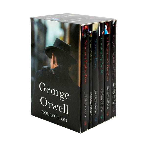 George Orwell 6 Book Box Set Complete Classic Essential Collection – Dystopian Book Set, Political Fiction, Must-Read Literature for Book Lovers