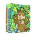 Usborne Peep Inside 4 Books Set Collection Peep Inside Space Sea, Jungle, Tree