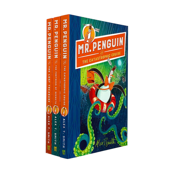 Mr Penguin and the Lost Treasure Collection 3 Books Collection Set By Alex Smith