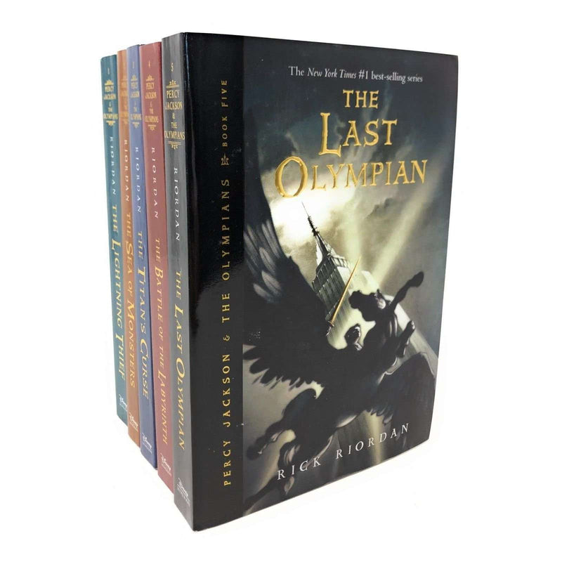 Percy Jackson and the Olympians Collection Rick Riordan 5 Books Set