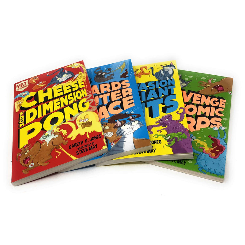 Pet Defenders 4 books Set Collection By Gareth P. Jones, Beards From Outer Space