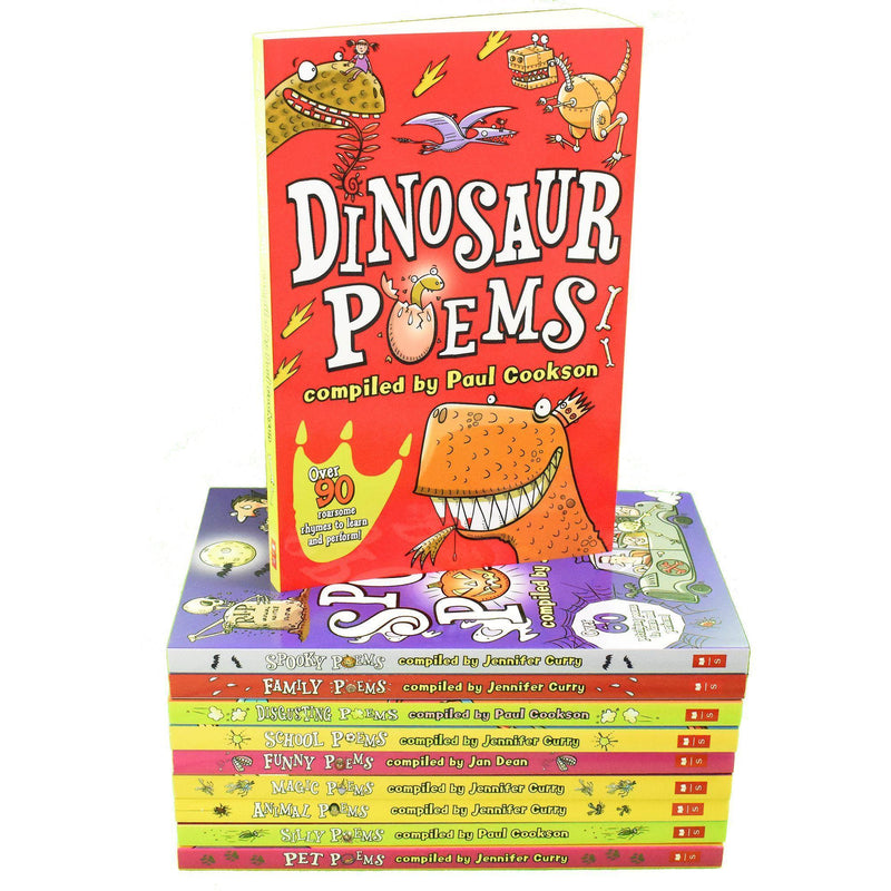 Scholastic Poems Collection 10 Books Set By Jennifer Curry, Paul Cookson