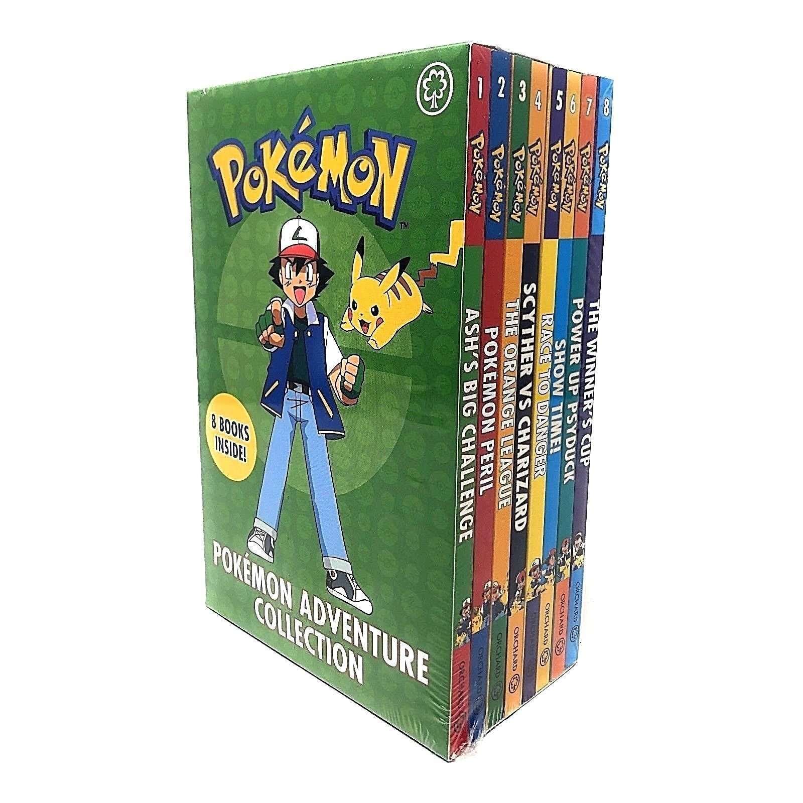 Pokemon Adventure Collection 8 Books Box Set Children's Pack Ash's Big ...