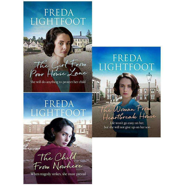 Poor House Lane Sagas 3 Books Collection Set By Freda Lightfoot