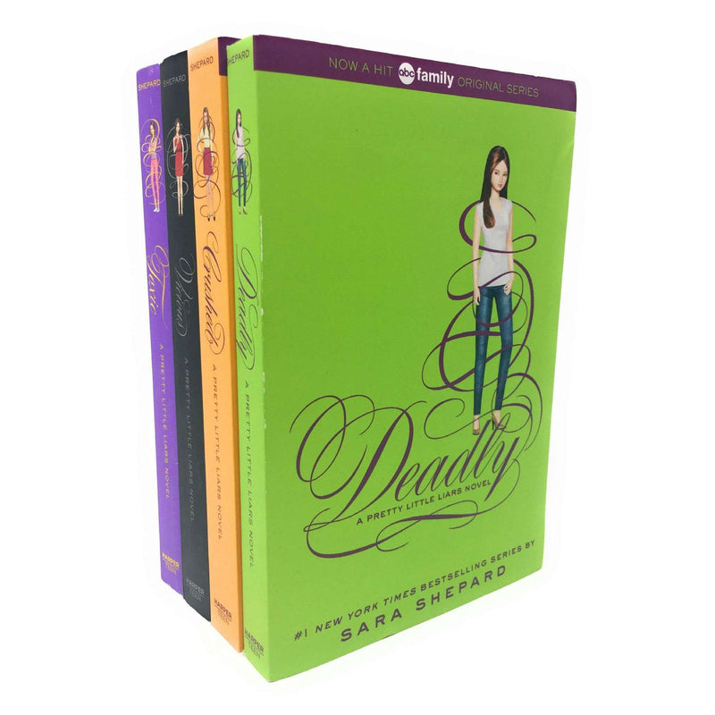 Pretty Little Liars 4 Books Box Set Collection By Sara Shepard, Toxic Series 4