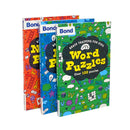 Bond Puzzle Brain Training For Kids 3 Books Collection Set Word, Number, Logic
