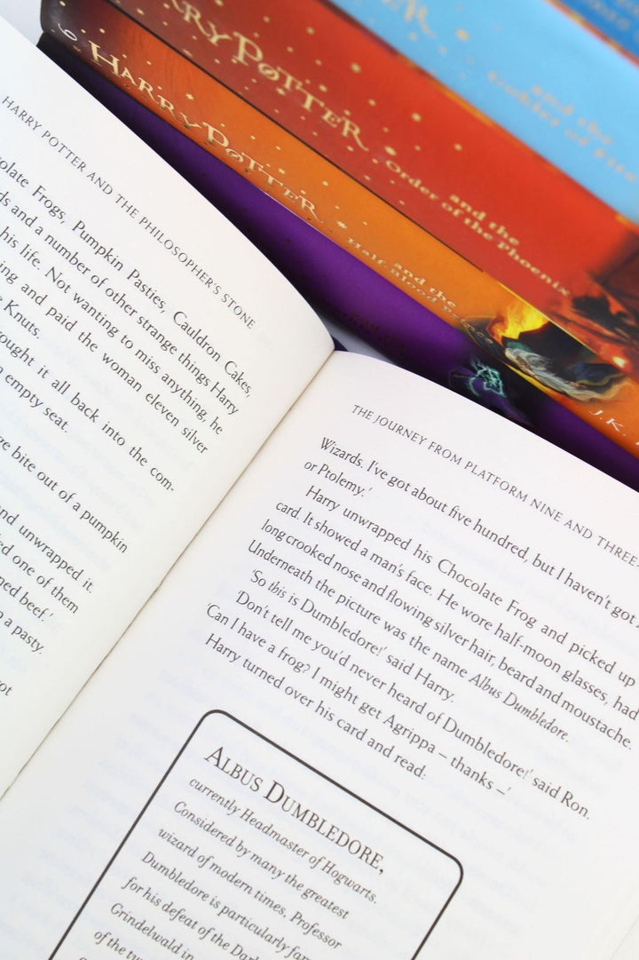 Harry Potter 7 Book Set: J.K. Rowling's Complete Red Fantasy Series – Magic, Adventure, Wizards, Witches, Hogwarts for Kids & Young Adults