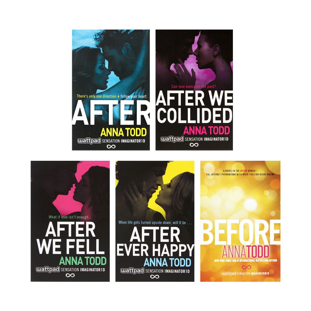 The Complete After Series Anna Todd Collection 5 Books Box Set Fiction | Bestselling Romantic Fiction Books | Popular Contemporary Novel Series