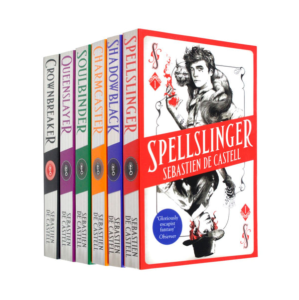 The Spellslinger Series 6 Books Set Collection Sebastien De Castell