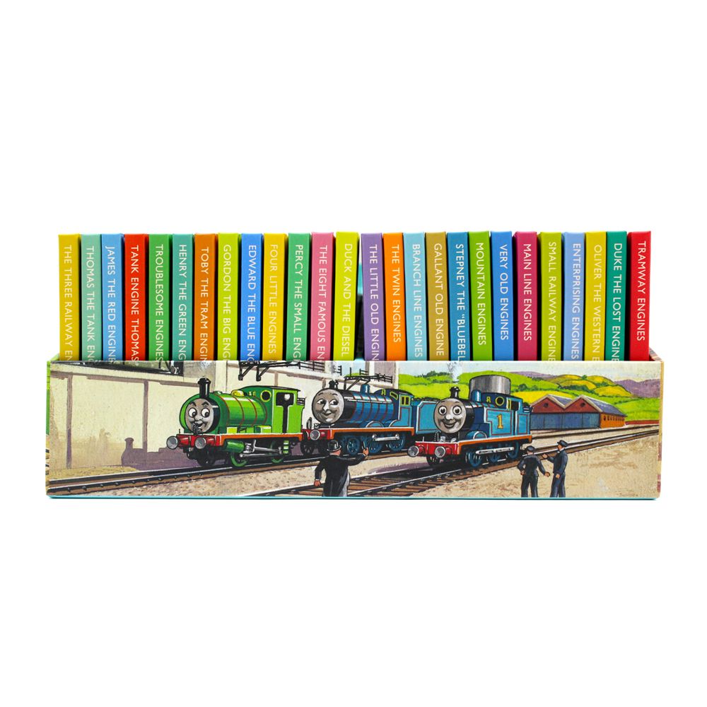 Thomas the Tank Engine Railway Series – 26-Book Boxed Set by W. Awdry | Classic train stories, adventures, read-aloud, gift set for ages 6+