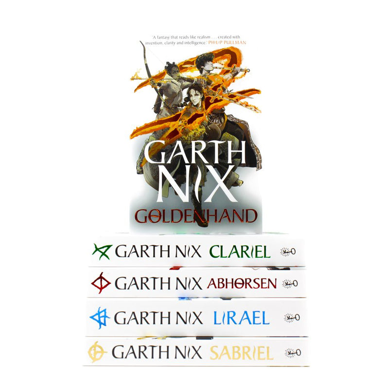 Photo of The Old Kingdom Series 5 Book Box Set by Garth Nix on a White Background
