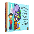 Zoo Series 10 Picture Flat Books Collection Set (Quiet, Little Why, Poo in the Zoo, Mighty Mo, The Great AAA-OOO!, Can I Join Your Club & MORE!)