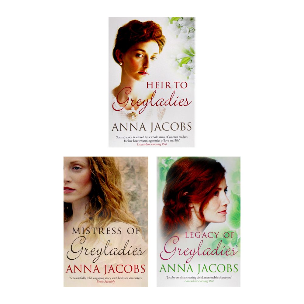 Anna Jacobs Greyladies Series 3 Books Set Collection Pack: Heir to Greyladies & More – Captivating Historical Fiction for Fans of Heartfelt Stories