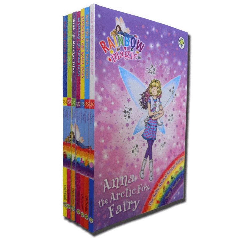 Rainbow Magic The Baby Animal Rescue Fairies Collection 7 Books Set Series 20 (134 to 140)