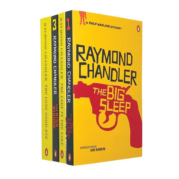 Raymond Chandler 4 Books Set Collection The Big Sleep, The Lady in the Lake