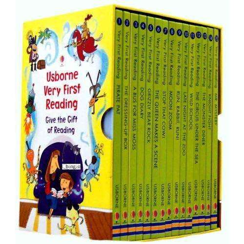 Usborne Very First Reading 16 Books Collection Set Gift Pack Read at home