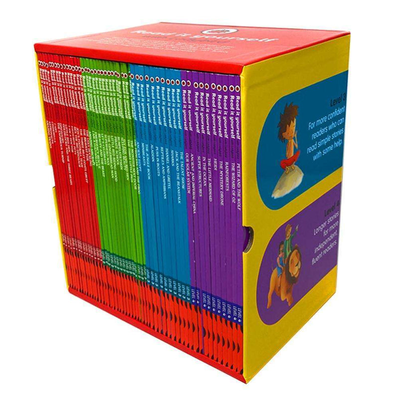Read it Yourself with Ladybird Collection 50 Books Box Set Pack (Level 1, 2, 3, 4)