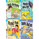 Read with Oxford Stage 1: Biff, Chip and Kipper 4 Books Collection Set Picnic Fu