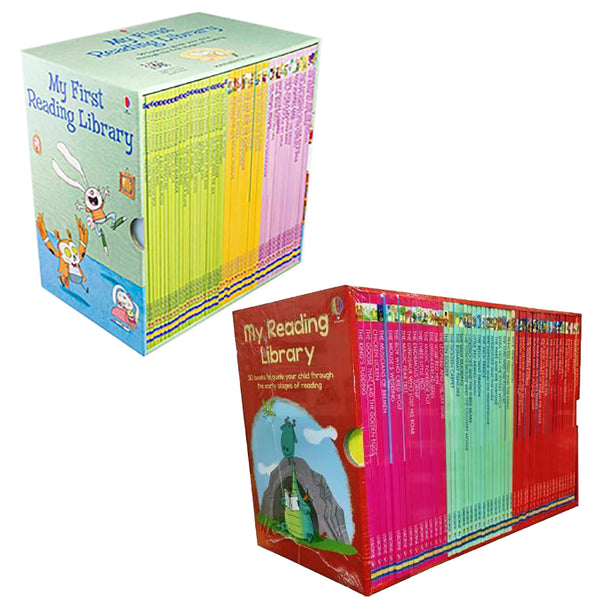 Usborne Very First Reading Library 100 Books Set Collection Complete School Pack