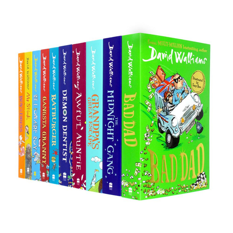 David Walliams The Terrific Ten: Mega-Massive 10 Books Box Set