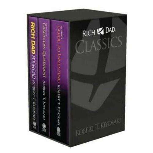 Rich Dad Poor Dad Classics 3 Books Boxed Set Collection by Robert T. Kiyosaki