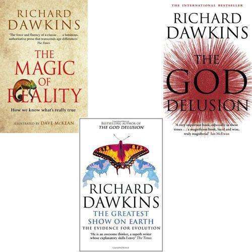 Richard Dawkins 3 Books Collection Set The Magic of Reality,The God Delusion