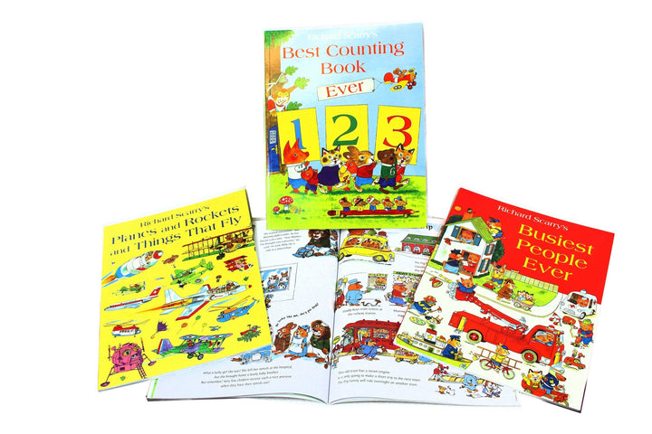 Richard Scarry Collection 10 Books Set – Best First Book Ever | Classic Children's Book Set for Early Learning & Fun Stories