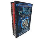 Rick Riordan 3 Books Set Collection Demigods And Magicians, Hotel Valhalla