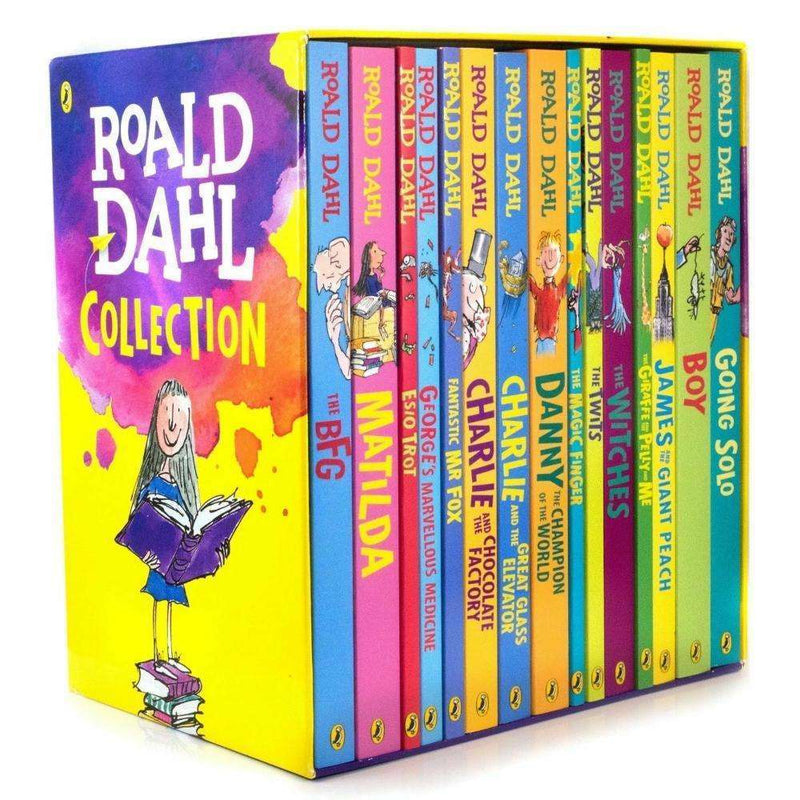 Roald Dahl 15-Book Box Set Collection | Classic Children's Fiction, Adventure & Funny Stories | Matilda, Going Solo & More | Hardback Gift Set
