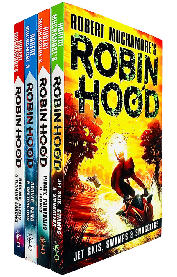 Robin Hood Series 4 Books Collection Set By Robert Muchamore