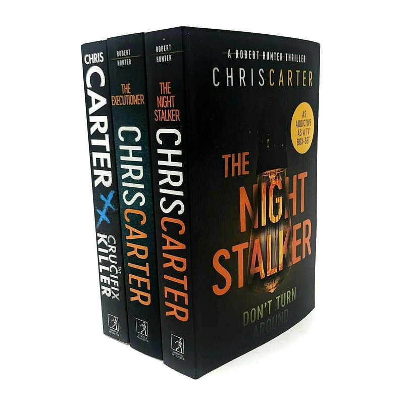 Robert Hunter Collection By Chris Carter 3 Books Set Night Stalker, Executioner
