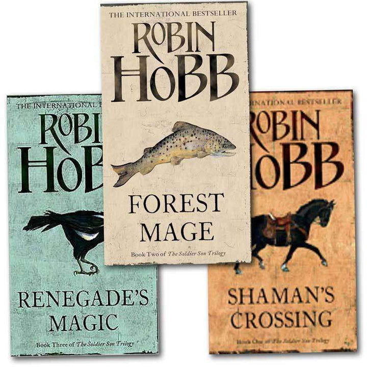 Robin Hobb Soldier Son Trilogy 3 Books Collection Set –Epic Fantasy Fiction Series, Novels by HarperCollins for Young Adult Reading Adventure