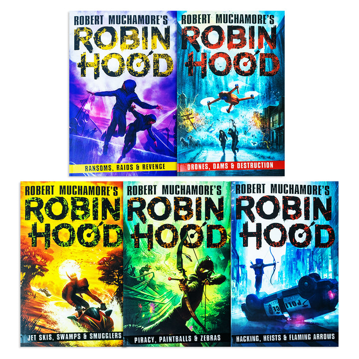 Robert Muchamore Robin Hood Series 5 Books Collection Set – Adventure, Children’s Fiction, Action, Heroes, Medieval Legends, Young Adult, Bestsellers