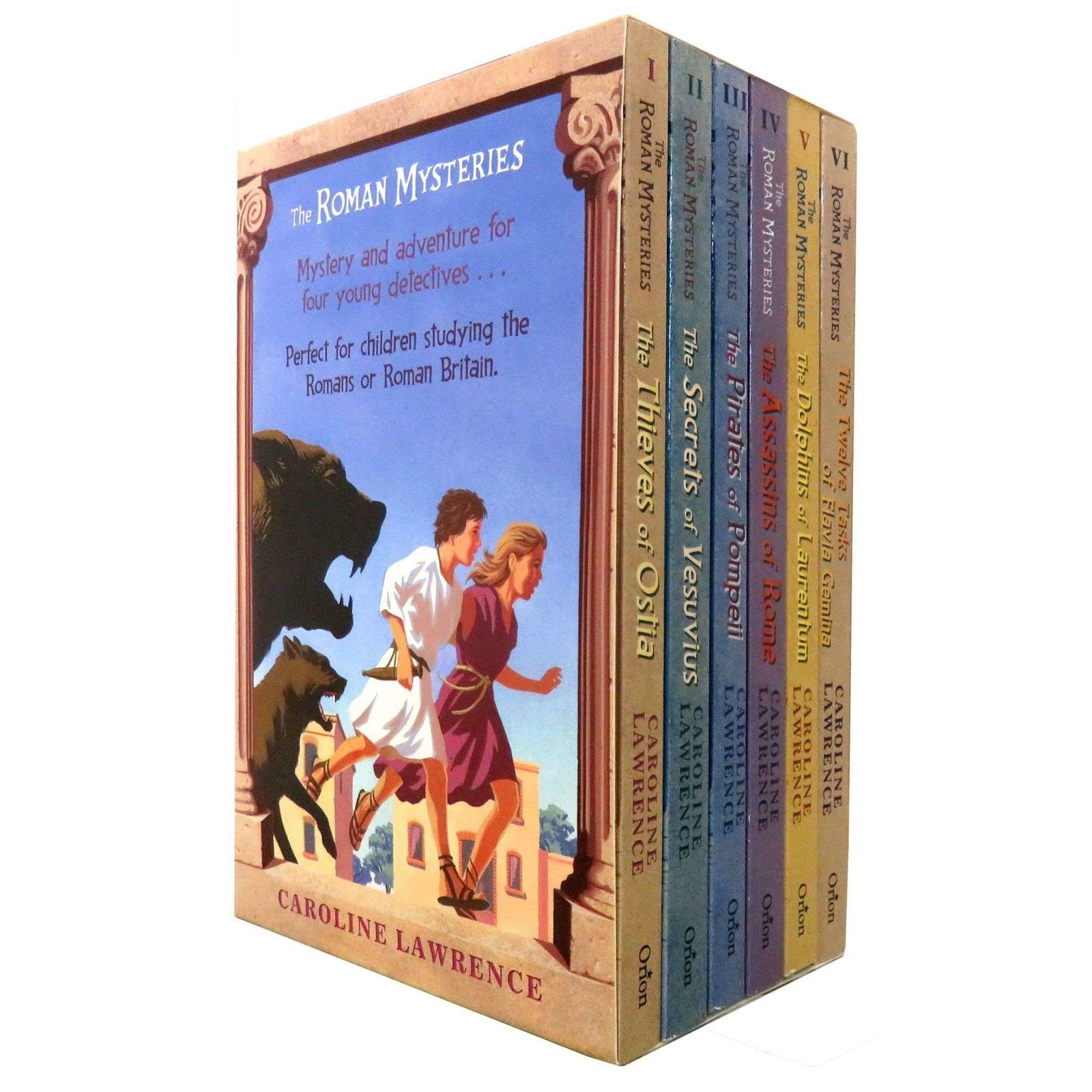 Roman Mysteries Collection Caroline Lawrence 6 Books Set – Lowplex