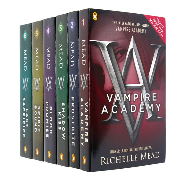 Vampire Academy 6 Paperback Book Series Collection by Richelle Mead | YA Fantasy, Romance & Magic | Includes Last Sacrifice, Spirit Bound & More