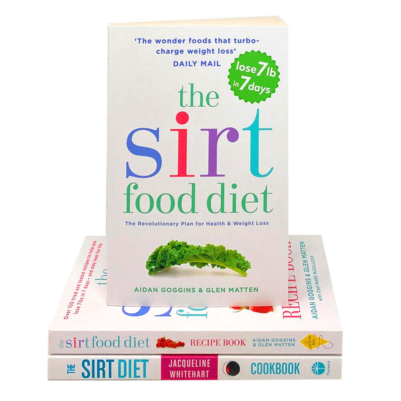 The Sirt Food Diet 3 Book Set Collection By Aidan Goggins & Glen Matten, The Sirt Food Diet Recipe