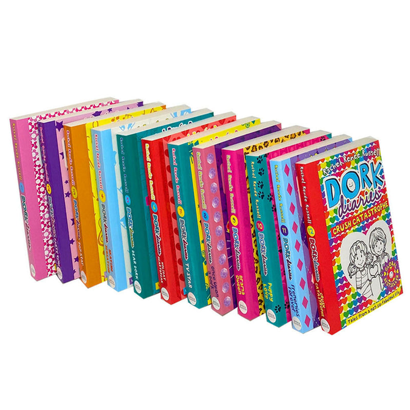 Dork Diaries Series 12 Books Collection Set By Rachel Renee Russell